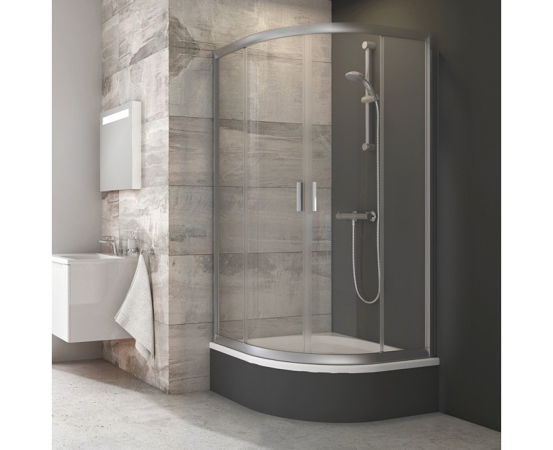 RAVAK Душевая кабина полукруглая BLCP4 Sabina 80x80