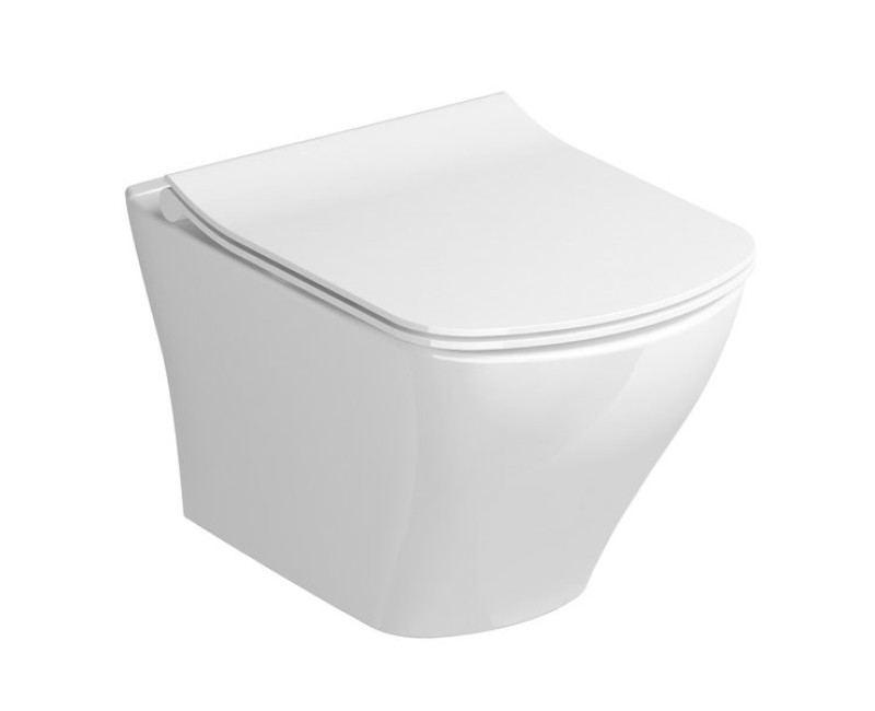 Ravak Classic Slim WC Soft Close poda vāks, balts X01673