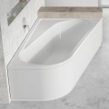 Ravak Stūra vanna CHROME 160x105 L