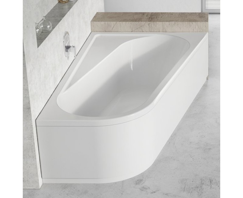 Ravak Stūra vanna CHROME 160x105 L