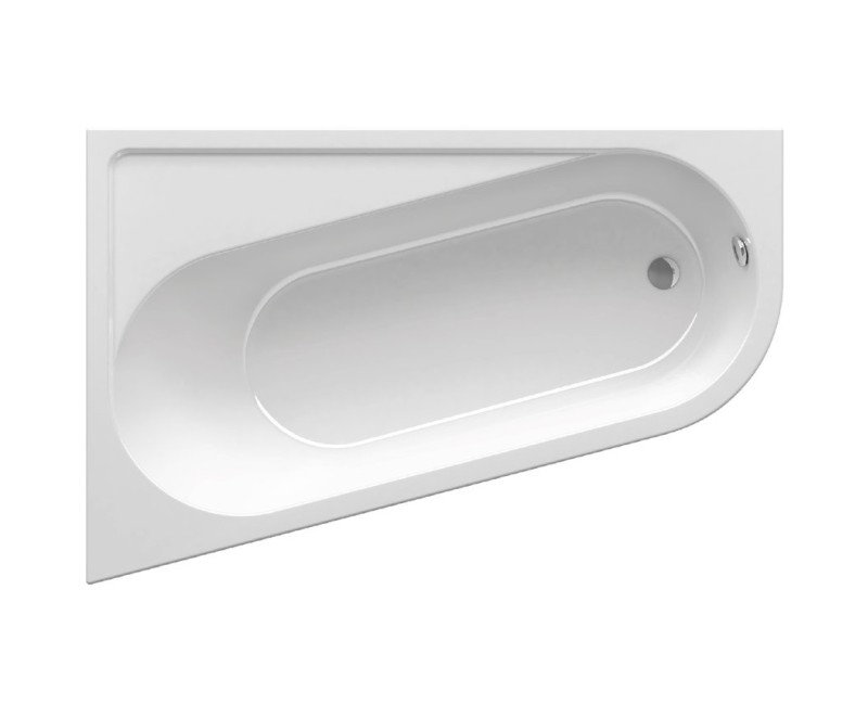 Ravak Stūra vanna CHROME 160x105 L