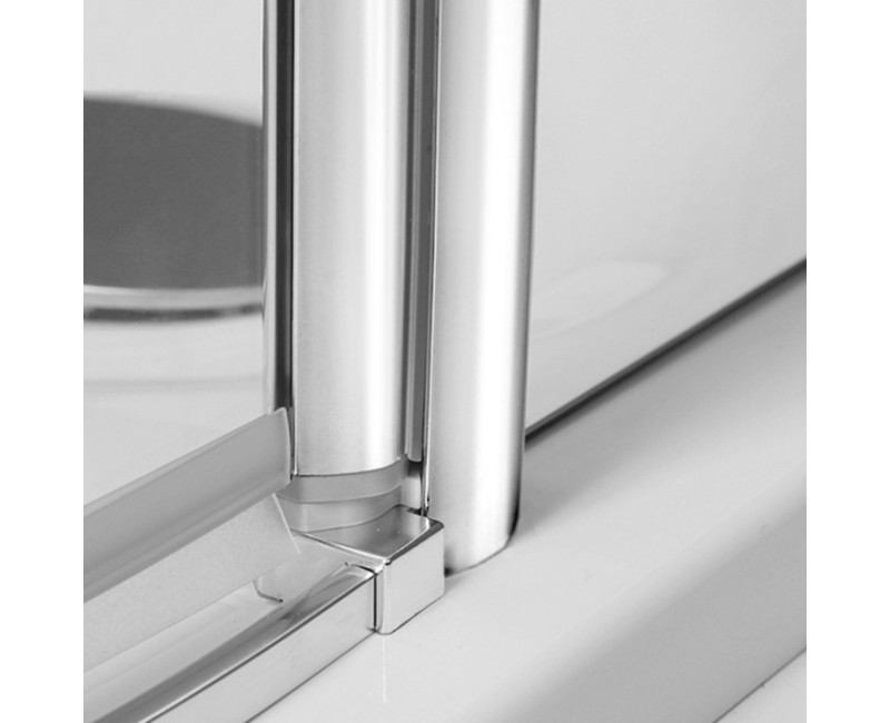 Roltechnik Душевой уголок полукруглый LLR2 800x800mm, блестящий