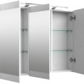 SERENA Retro Vannas istabas spoguļskapītis 100 cm ar LED 1302711