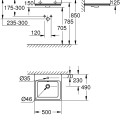 Grohe Cube Ceramic Izlietne 50x49cm, 3947400H