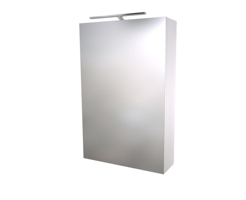 Raguvos Baldai Vannas istabas spoguļskapītis, LED, 48.2 cm, 1402211