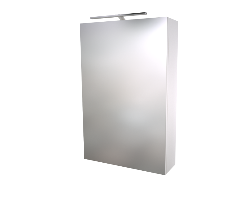 Raguvos Baldai Vannas istabas spoguļskapītis, LED, 48.2 cm, 1402211