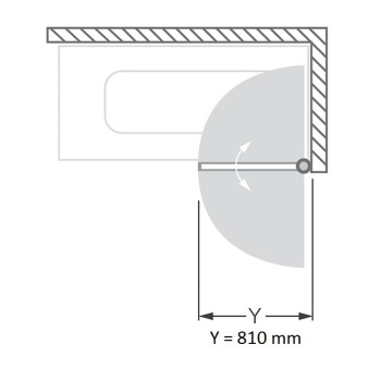 Roth Vannas sieniņa SCREEN PRO 81cm