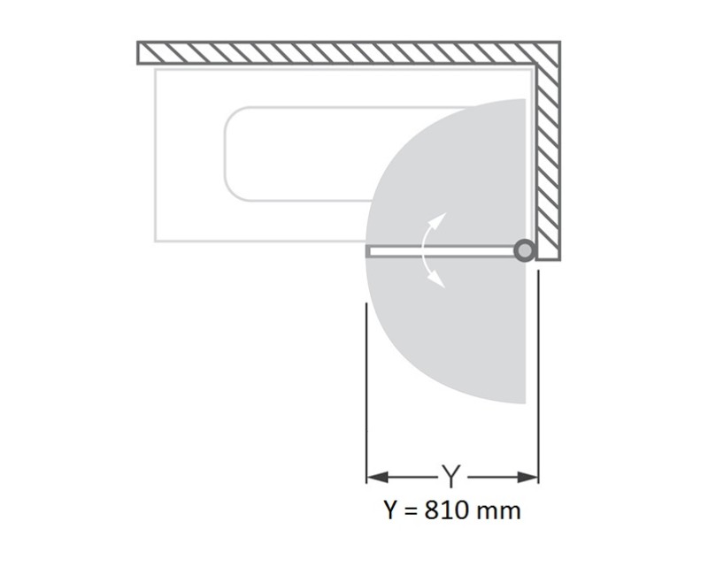 Roth Vannas sieniņa SCREEN PRO 81cm