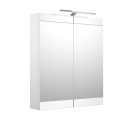 SERENA Retro Vannas istabas spoguļskapītis 60 cm ar LED 1302311