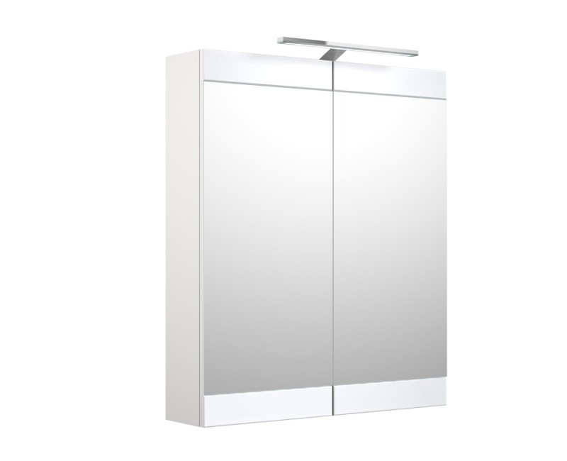 SERENA Retro Vannas istabas spoguļskapītis 60 cm ar LED 1302311