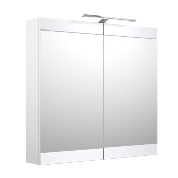 Spoguļskapītis Raguvos Baldai SERENA Retro 80 cm ar LED 1302511