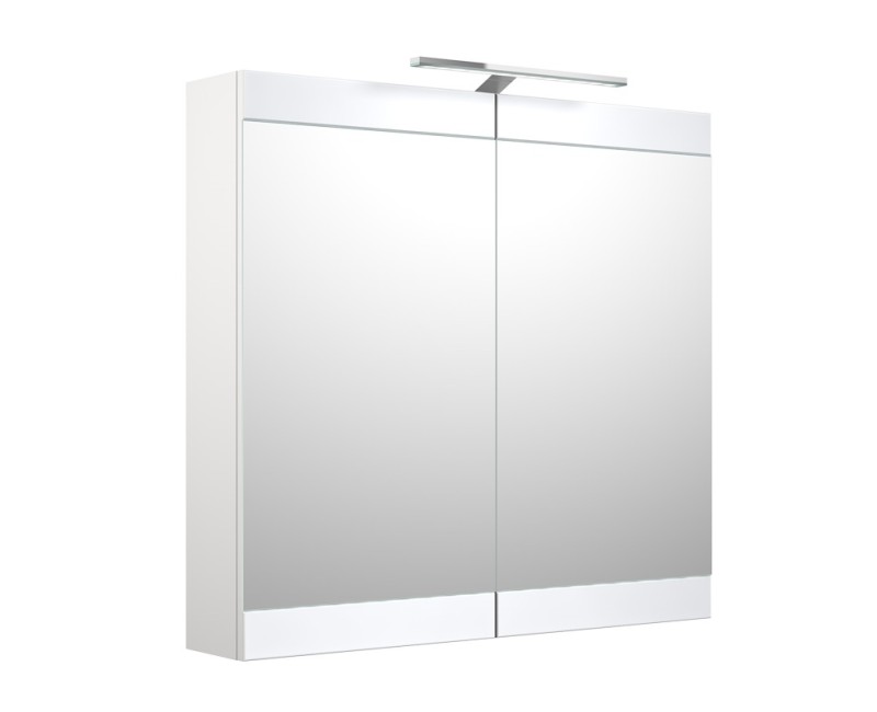 SERENA Retro Vannas istabas spoguļskapītis 80 cm ar LED 1302511