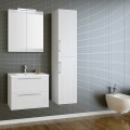 SERENA Retro Vannas istabas spoguļskapītis 60 cm ar LED 1302311