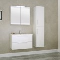 SERENA Retro Vannas istabas spoguļskapītis 80 cm, 1300511