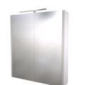 Raguvos Baldai Vannas istabas spoguļskapītis 58.2 cm ar LED apgaismojumu, 1402311