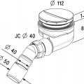 Radaway Сифон для поддонов D90 Turboflow TB90P