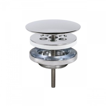TRES Sifona izplūde 71mm, hroms,134215028