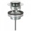 TRES Слив для умывальника ClickClack 40mm, хром 162840