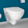Pakabinamas tualeto puodas Villeroy & Boch O.NOVO Rimless su Soft Close/QR dangčiu 360x560 mm, baltas