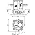 Grohe Brīvi stāvoša vannas j-krāna montāžas daļa 45984001