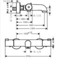 Hansgrohe Ecostat 1001 CL Термостат для ванны и душа, 13201000