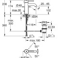 Grohe Essence S Смеситель для умывальника, 23589DC1