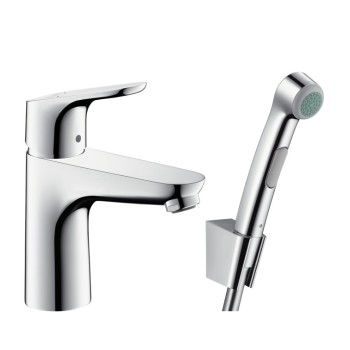 Vannas istabas izlietnes maisītājs Hansgrohe Focus 100 Bidētte 1jet, hroms