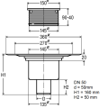 VIEGA vertikalus trapas DN 50 557188