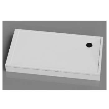 Dušas paliktnis Vispool QQ-145 Taisnstūra ar paneli un kājām Kreisais 1450x800mm