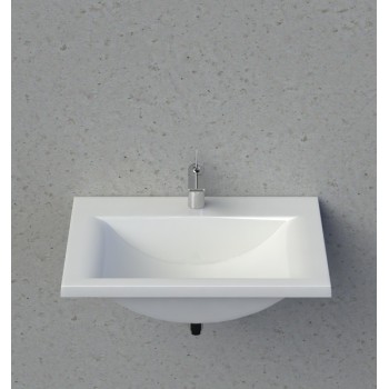 Vispool Akmens masas izlietne Q-700 70x50 cm, balta