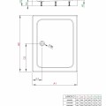 Radaway Душевой поддон прямоуголный LAROS D Compact 120x90, balt