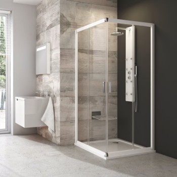 RAVAK Душевой уголок квадратный BLRV2 80x80cm, белый