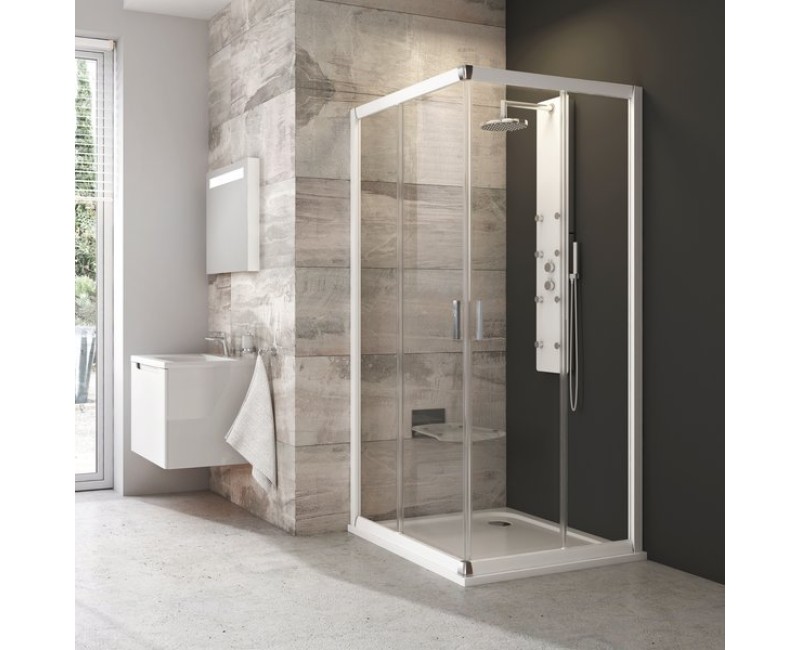 RAVAK Душевой уголок квадратный BLRV2 90x90cm, сатин