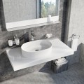 Ravak Ceramic 550 O Slim Vonios kambario praustuvas 55x37cm, montuojamas