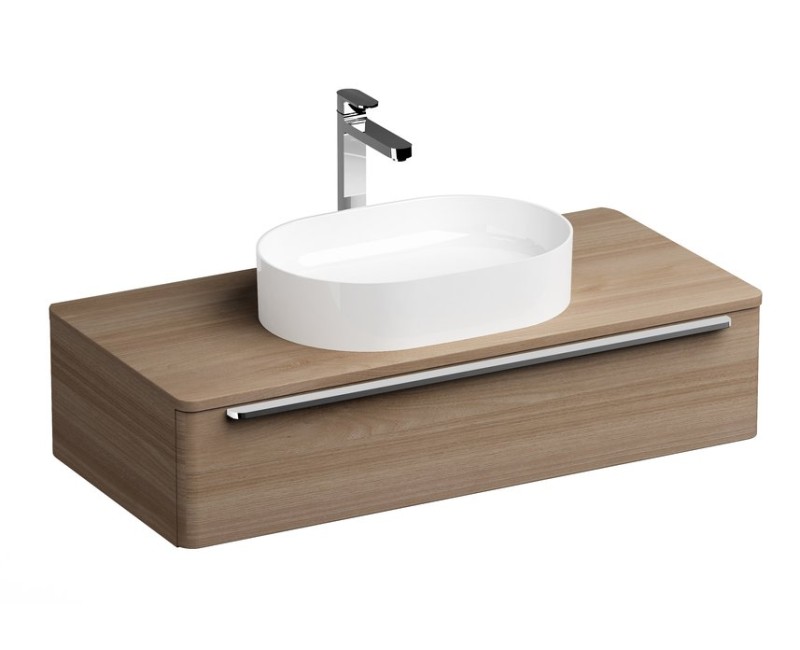 Ravak Ceramic 550 O Slim Vonios kambario praustuvas 55x37cm, montuojamas