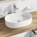 Ravak Ceramic 550 O Slim Vonios kambario praustuvas 55x37cm, montuojamas