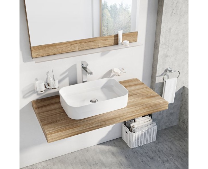 Ravak Ceramic 550 R Slim Vonios kambario praustuvas 55x37cm, montuojamas