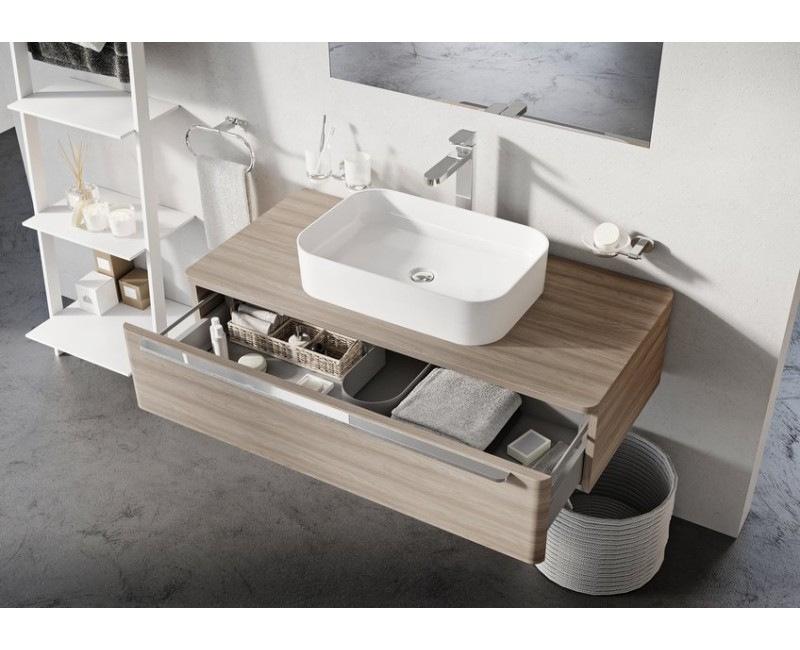 Ravak Ceramic 550 R Slim Vonios kambario praustuvas 55x37cm, montuojamas