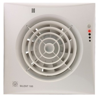S&P Ventilators Silent 100CHZ, mitruma sensors, 0201207