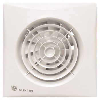 S&P Ventilators Silent 100CZ, pretvārsts, 0201205