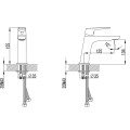 RAVAK Classic CL 012.00 Смеситель для умывальника X070080