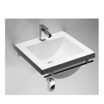 Vispool Akmens masas izlietne Q-500 50x48 cm, balta
