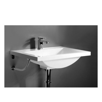 Vispool Akmens masas izlietne Q-700 70x50 cm, balta