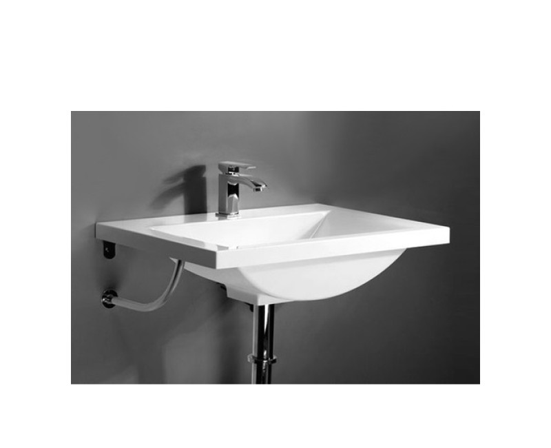 Vispool Akmens masas izlietne Q-700 70x50 cm, balta