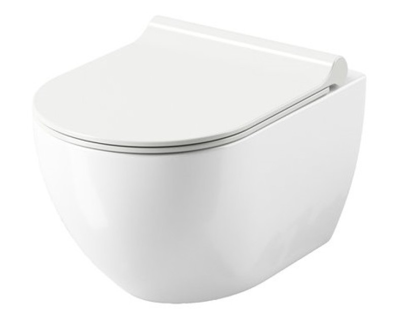 Ravak Uni Chrome RimOff Piekaramais WC pods, balts X01535