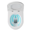 Ravak Uni Chrome RimOff Piekaramais WC pods, balts X01535