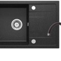 Кухонный комплект Deante мойка + смеситель Black Graphite