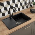 Кухонный комплект Deante мойка + смеситель Black Graphite