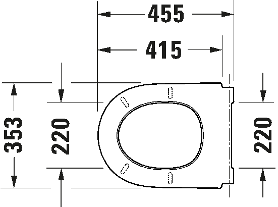 Poda vāks Duravit Qatego, QR/Soft Close, balts