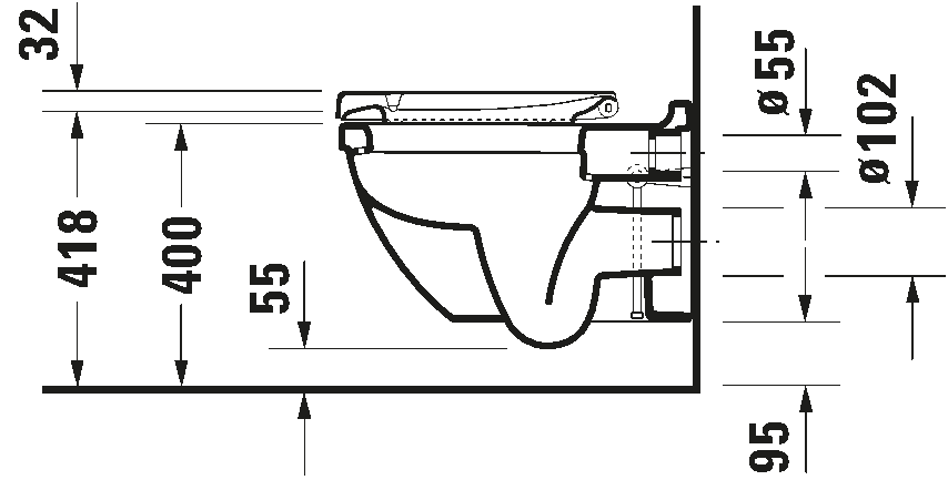 Tualeto dangtis Duravit Starck 3, QR/Soft Close, baltas